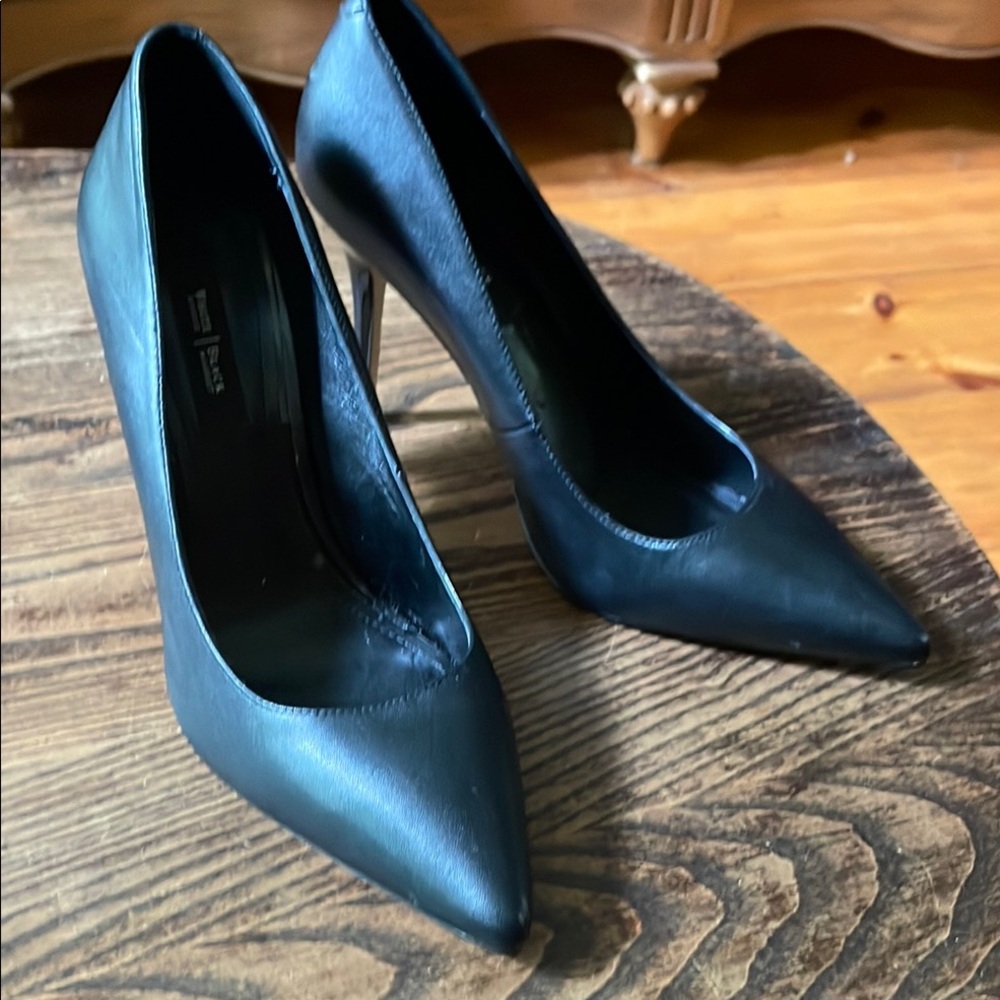 White House Black Market Black Classic Stiletto Heels